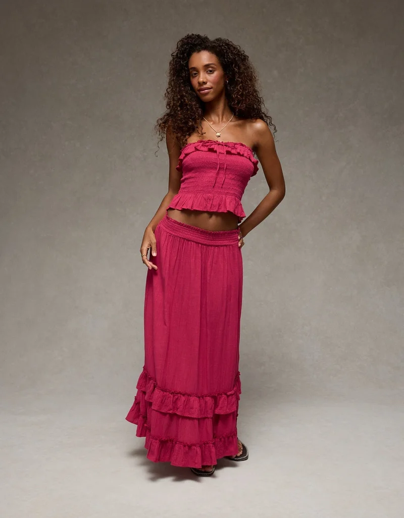 American Eagle  AE Smocked Tube Top for Women | Best Price UAE