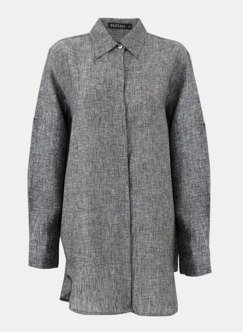 A-Line Linen Shirt.