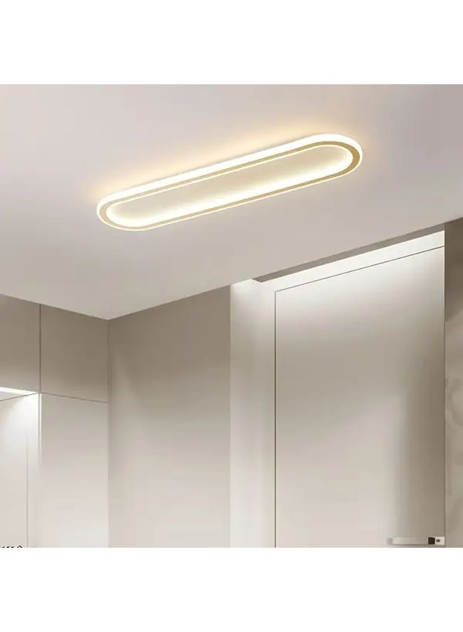 Modern Black LED Ceiling Light With Switchable Color Temperature 3000K 4500K 6500K Detachable Hard Wired Hardware Included For Living Room Bedroom Kitchen Attic Corridor Balcony - Image 2