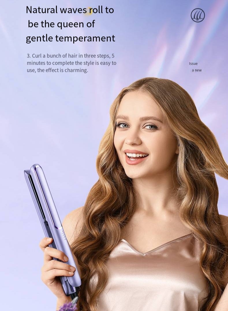general 2-in-1 Ionic Hair Straightener & Curling Iron – Dual Styling with Ceramic Plates - Image 3