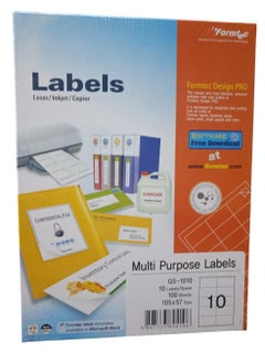 A4 10 Labels