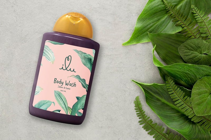 ILU Body Wash Nourishing Hydra Cleanser Moisturizing Sensitive Skin Shower Gel Pleasant Aroma Gentle Hydrating Cleanser for Normal Skin Refreshing Feel Natural SulfateFree Body Wash Women - Image 5