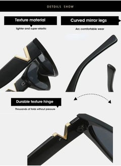 ShebSheb Womens Cat Eye Sunglasses  - Image 2