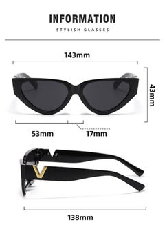 ShebSheb Womens Cat Eye Sunglasses  - Image 3