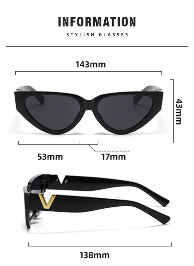ShebSheb Womens Cat Eye Sunglasses  - Image 3