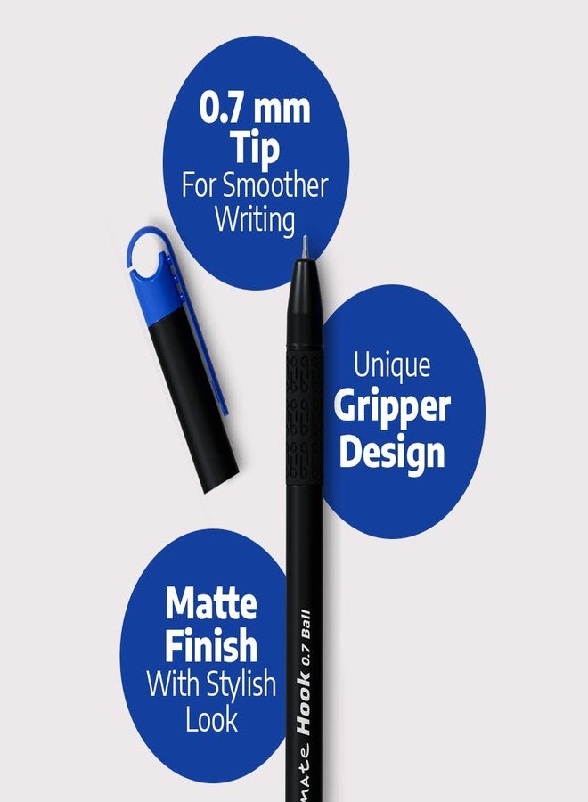 كلاسميت أقلام حبر جاف كلاس ميت هوك - أزرق (عبوة من 10 أقلام) | أقلام حبر جاف للكتابة السلسة والسريعة | مقبض فريد لراحة الكتابة | تصميم جذاب للأولاد والبنات | أدوات مكتبية مدرسية ومكتبية - Image 3