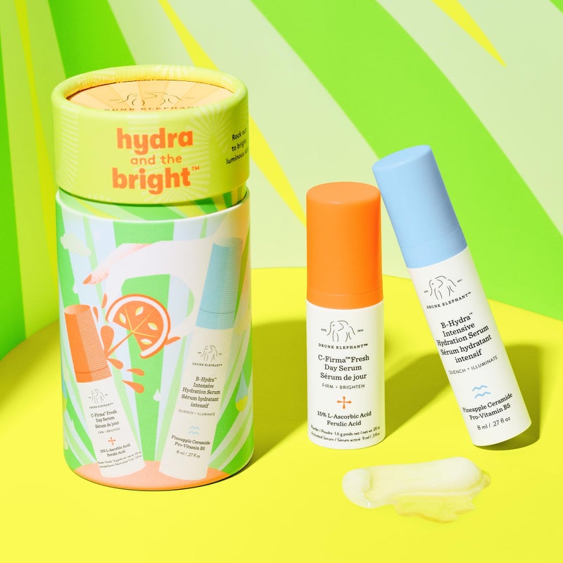 Drunk Elephant Hydra and the Bright - Includes C-Firma (9 ml) and B-Hydra (8 ml) - Clean Clinical Skincare - Cruelty-Free - Dermatologist-Tested - Free of Essential Oils, Silicones, and Fragrance - Image 2