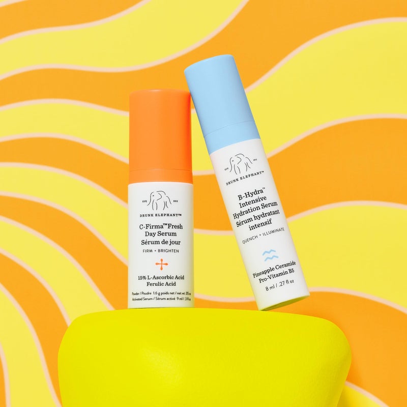 Drunk Elephant Hydra and the Bright - Includes C-Firma (9 ml) and B-Hydra (8 ml) - Clean Clinical Skincare - Cruelty-Free - Dermatologist-Tested - Free of Essential Oils, Silicones, and Fragrance - Image 3