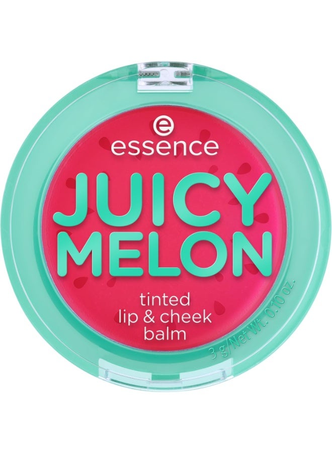 ايسنس بلسم Essence JUICY MELON الملون للشفاه والخدود، متعدد الاستخدامات، بدرجة لون وردي، يتفاعل مع درجة حموضة البشرة (pH)، يمنح مظهراً ندياً، سهل الدمج، 3 جم. - Image 3
