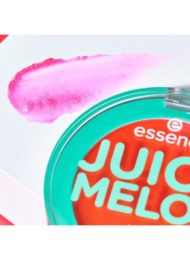 ايسنس بلسم Essence JUICY MELON الملون للشفاه والخدود، متعدد الاستخدامات، بدرجة لون وردي، يتفاعل مع درجة حموضة البشرة (pH)، يمنح مظهراً ندياً، سهل الدمج، 3 جم. - Image 4