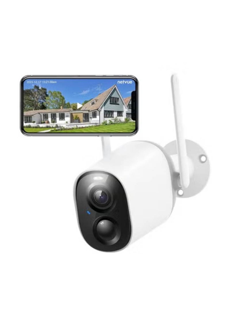 AROAQ Wireless Outdoor Security Camera with AI Detection, 1080P Night Vision, 2-Way Audio, IP66 Waterproof Battery Powered & Solar Compatible  - Image 1