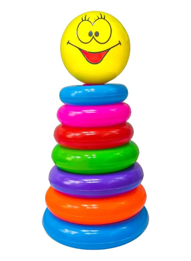 IAF Rings toys, 7 rings toys, toys for kids, colourful rings set  - Image 1
