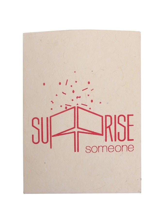 SURPRISE SOMEONE فاجئ شخصًا ما ببطاقة شكر ورقية مصنوعة يدويًا مع خيط من الجوت (مقاس 4 بوصات × 3 بوصات) - عبوة من 10 - Image 4