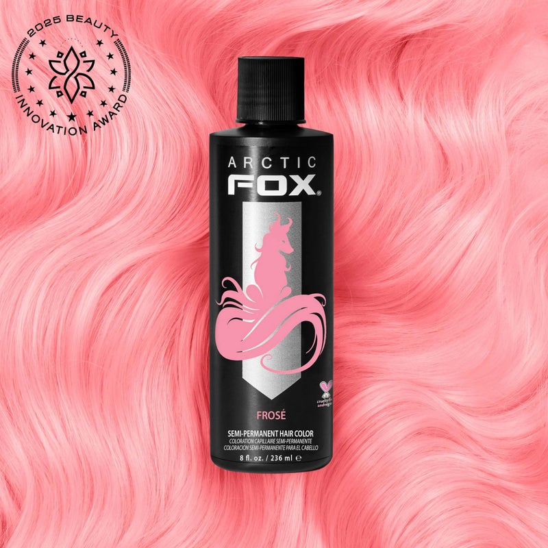 ARCTIC FOX Vegan and Cruelty-Free Semi-Permanent Hair Color Dye (8 Fl Oz, FROSE) - Image 2