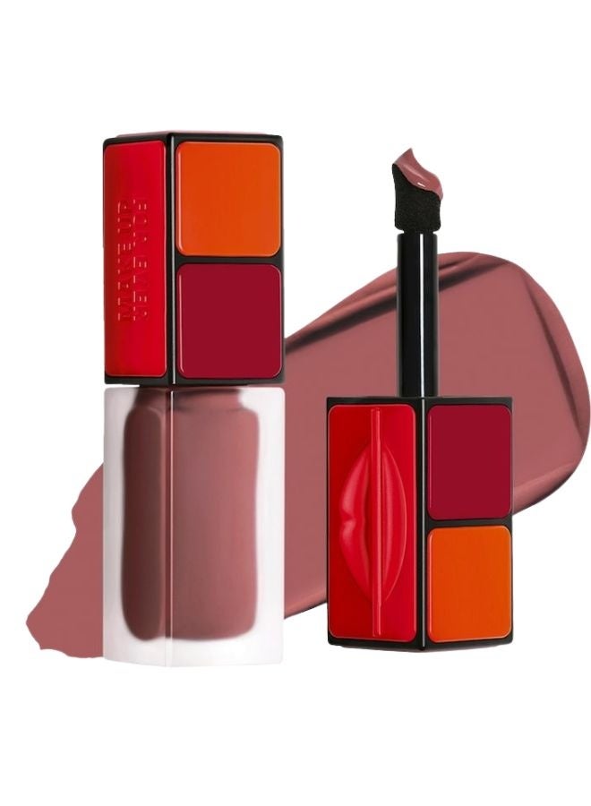 ميك اب فور ايفر فنان سائل  اللون 206 (وردي حالم) – أحمر خدود سائل مقاوم للماء للشفاه + الخدود، 6 مل - Image 1