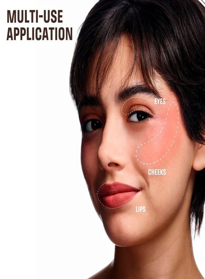 ميك اب فور ايفر فنان سائل  اللون 206 (وردي حالم) – أحمر خدود سائل مقاوم للماء للشفاه + الخدود، 6 مل - Image 3