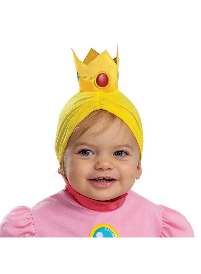 Disguise Infant Princess Peach Costume, Official Super Mario Bros Outfit for Babies, Size (12-18 months) - Image 3