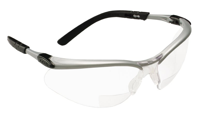 3M 3M Reader's Safety Glasses,+1.5 Diopter, Clear Lens Bifocal lens