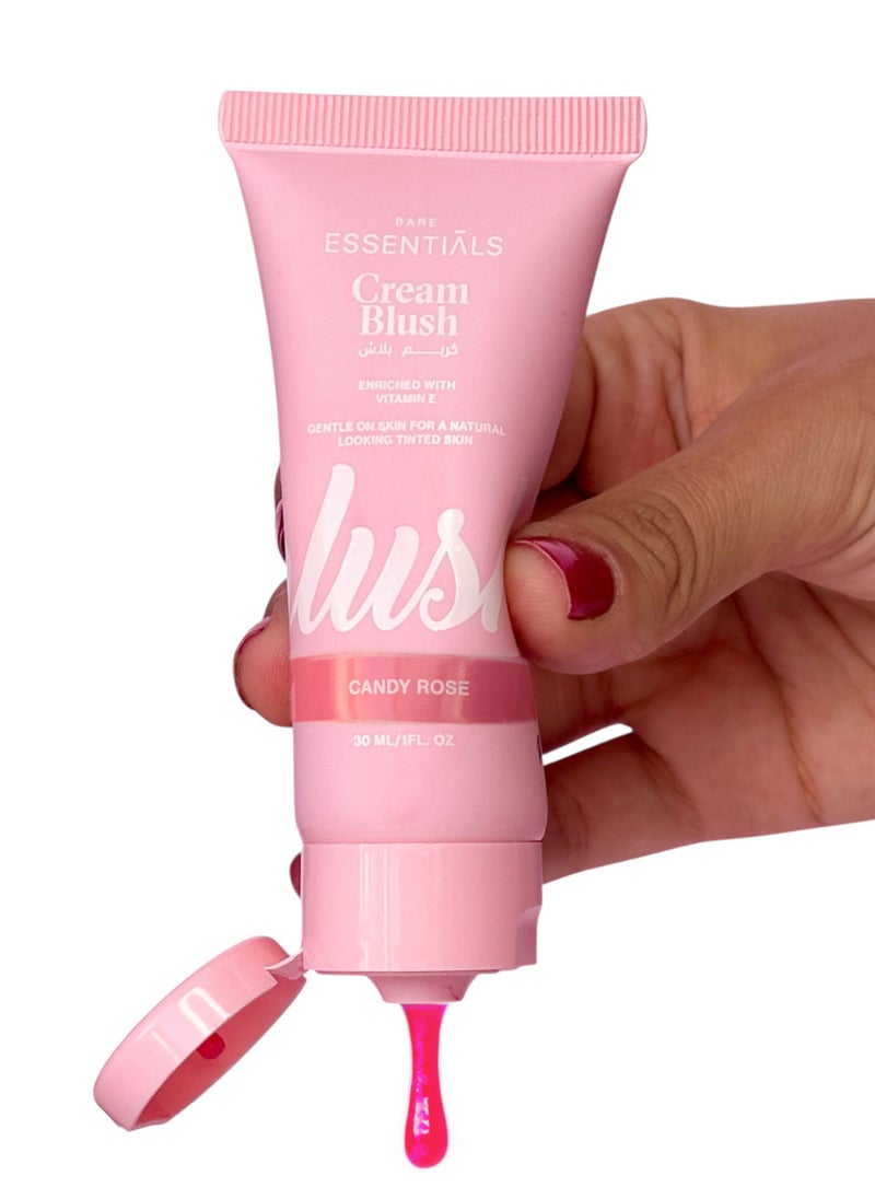 ESSENTIALS Milky Cream Blush Enriched With Vitamin E Shade 1  - Image 4