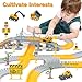 BEMITON Construction Race Track Toys for Kids Birthday Gift for 3 4 5 6 7 Year Old Boys 330 PCS Track Playset with Electric Cars and Construction Trucks DIY Engineering Road Building Sets - Image 4