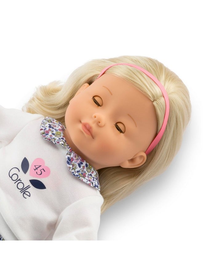 Corolle Corolle Limited Edition Clémence 45th Anniversary Doll - 14" Body with Long Silky Hair, Sleeping Eyes That Open and Close, Vanilla-Scented - for Ages 4 Years and up  - Image 3