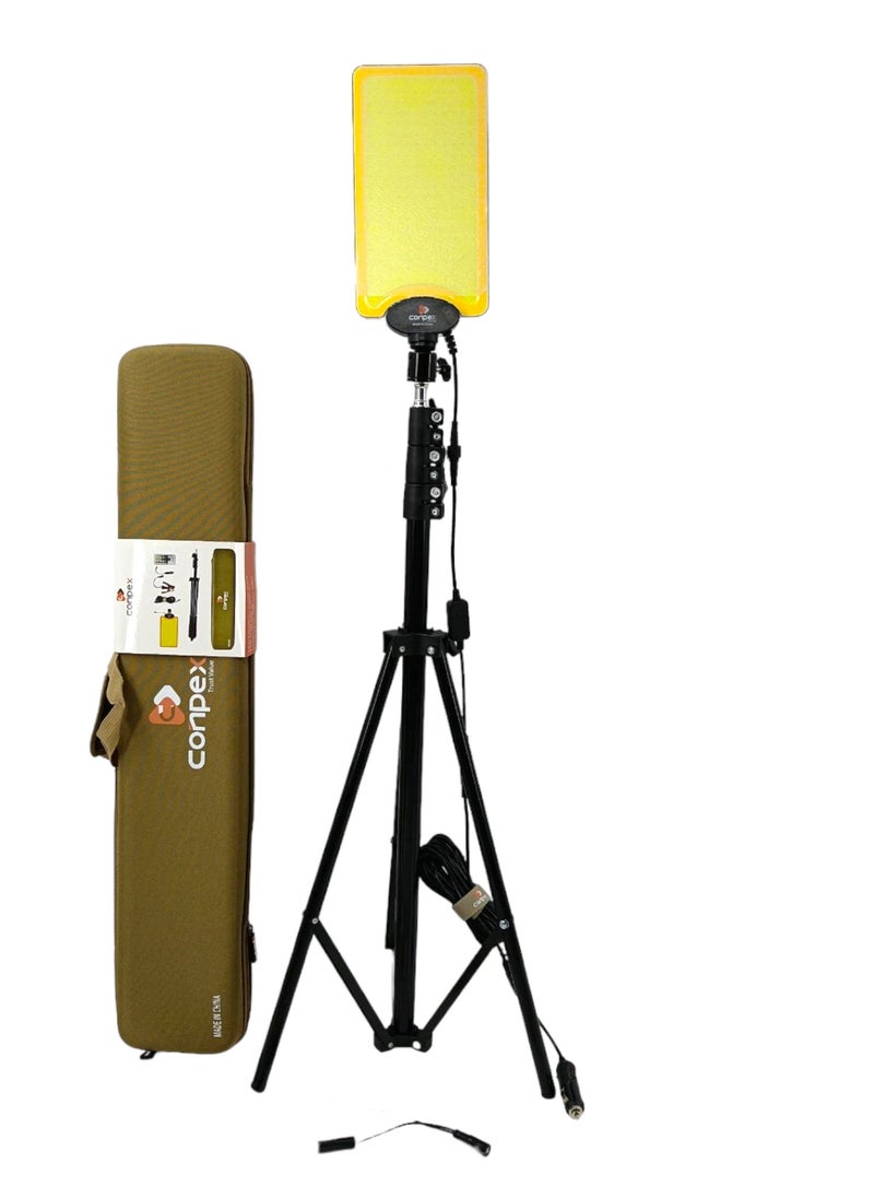 Conpex Camping LED Light 1000W Telescopic Tripod Stand with Remote Control | Camping Lantern LED Flashlights For Fishing,Garden,Events and Emergency Car repair  - Image 3