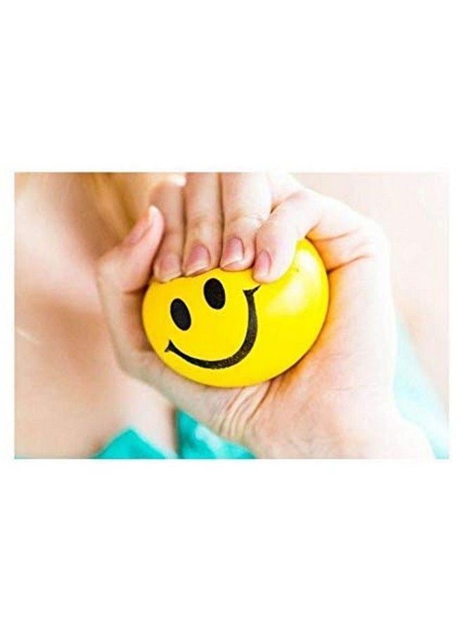 advancedestore - Stress Relief Ball Smiley Squeezershand Exercise Stress Balls Perfect For Relieving Stress Smiley Ball (3 Balls) - Image 1