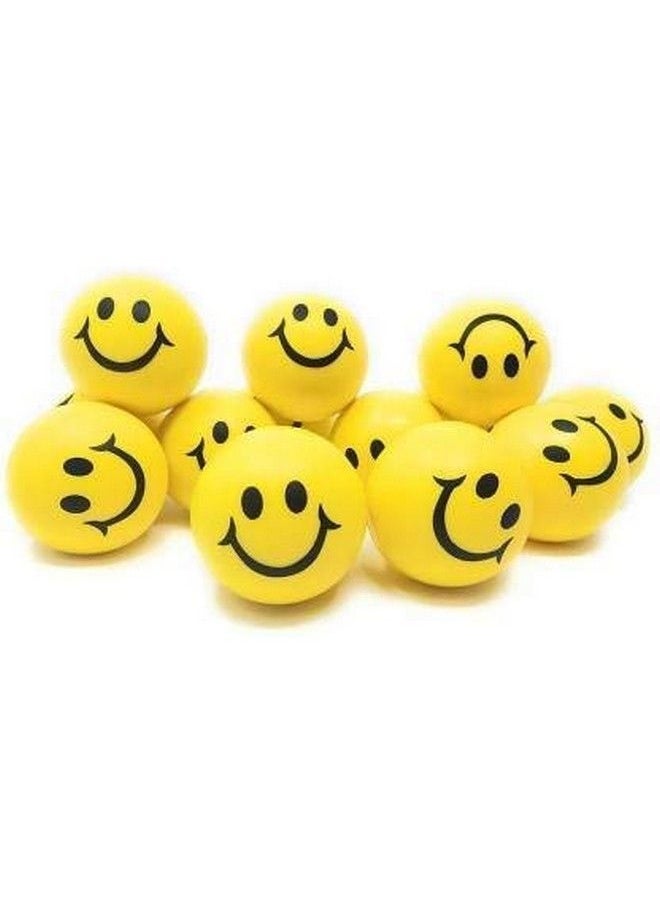 advancedestore - Stress Relief Ball Smiley Squeezershand Exercise Stress Balls Perfect For Relieving Stress Smiley Ball (3 Balls) - Image 1