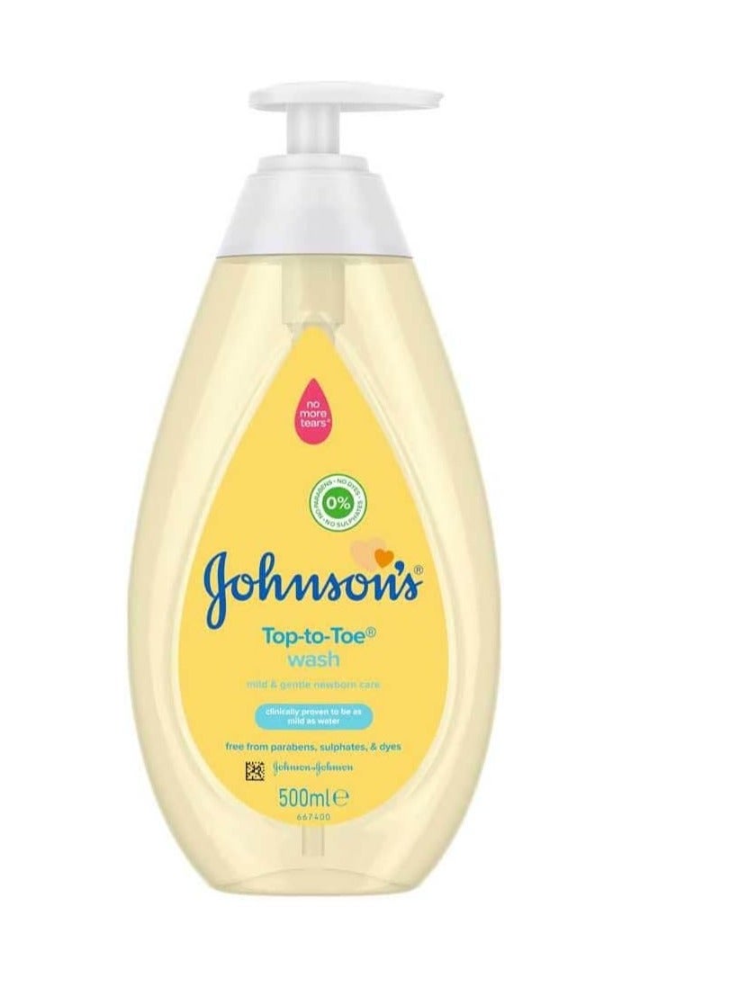 Johnson's Top To Toe Baby Wash 500ml