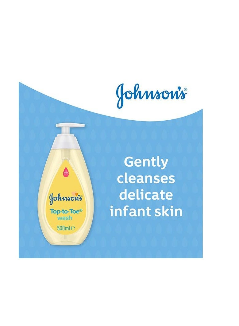 Johnson's Top To Toe Baby Wash 500ml - Image 2