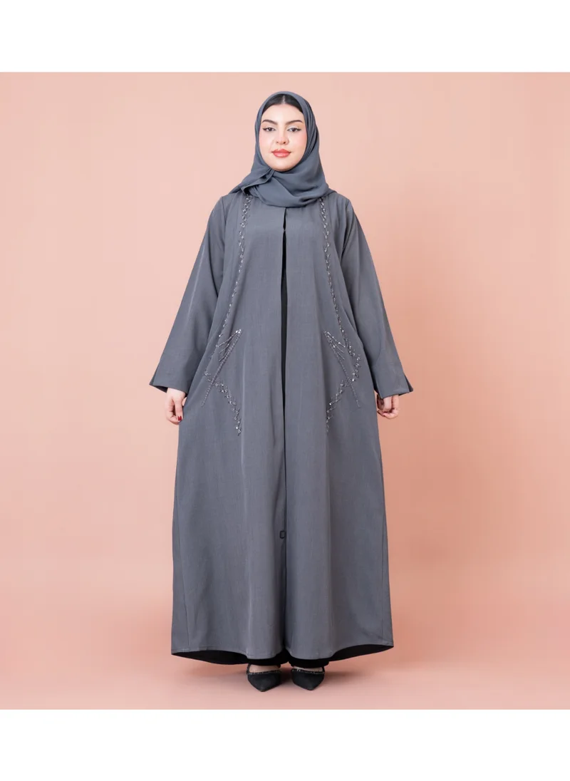 اكسا عباية رسمية بجيوب مطرزة
