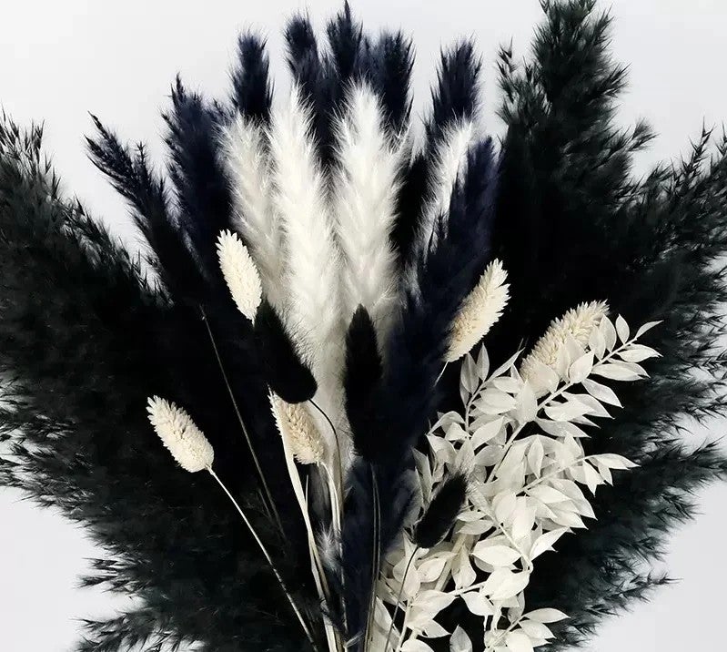 Y&D Thanksgiving Pampas Grass Bouquet - Dried Flowers Valentine's Day Decor, Mixed Dried Plants Arrangement CH108 - Image 5