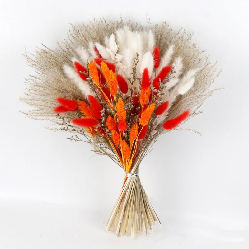 Y&D Thanksgiving Pampas Grass Bouquet - Dried Flowers Valentine's Day Decor, Mixed Dried Plants Arrangement CH108 - Image 3