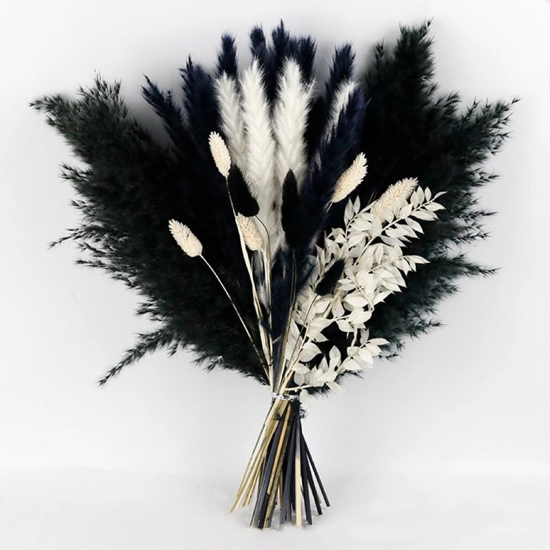 Y&D Thanksgiving Pampas Grass Bouquet - Dried Flowers Valentine's Day Decor, Mixed Dried Plants Arrangement CH108 - Image 4