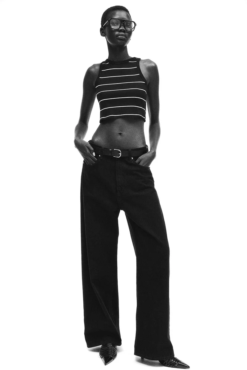 H&M Cropped Vest Top