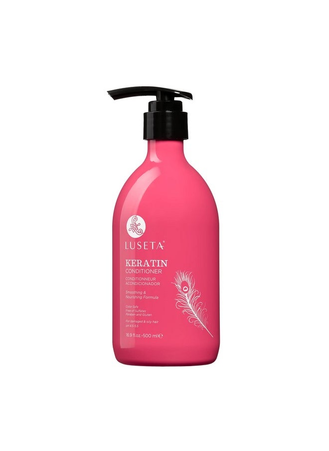 L LUSETA Luseta Keratin Conditioner Hydrating And Nourishing Hydrating For Dry Damaged Hair 16.9 Fl Oz  - Image 2