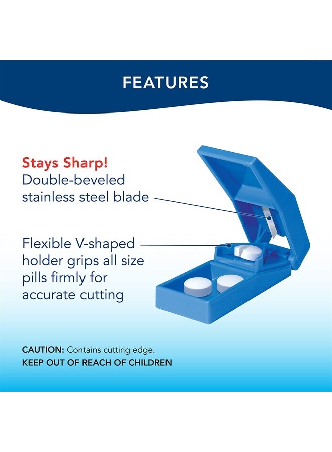 Apex Pill Splitter For Cutting Small Pills or Large Pills In Half - Image 3
