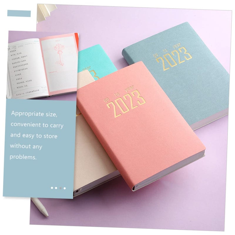 Blue Student Planner Monthly Weekly Notepad School Calendar Appointment Book - Image 4