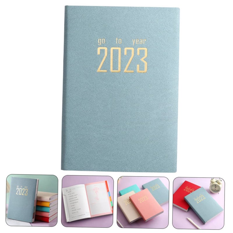 Blue Student Planner Monthly Weekly Notepad School Calendar Appointment Book - Image 5