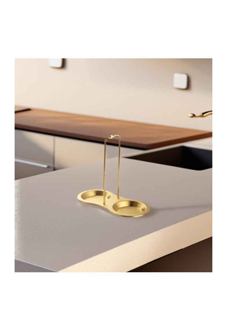 OASIS-TH Stainless Steel Spoon Rest for Kitchen Utensils Ladle Holder for Stove Top Dishwasher Safe Organizer for Cooking Spoons and Utensil Rack - Image 4