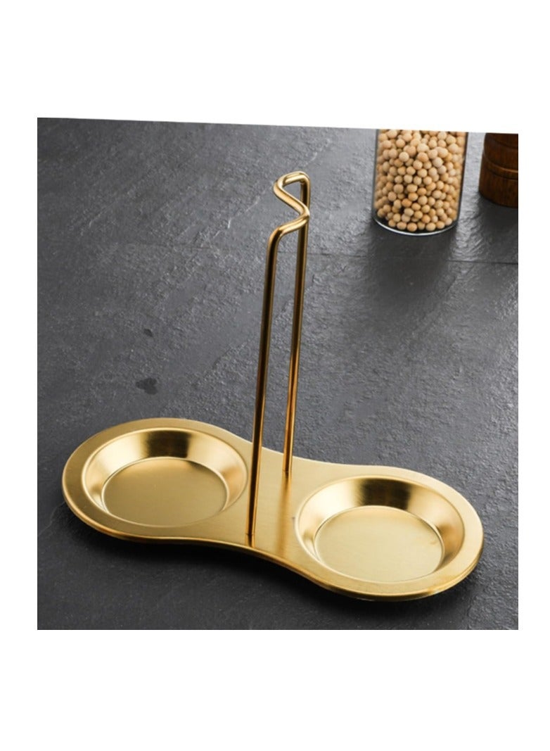 OASIS-TH Stainless Steel Spoon Rest for Kitchen Utensils Ladle Holder for Stove Top Dishwasher Safe Organizer for Cooking Spoons and Utensil Rack - Image 3