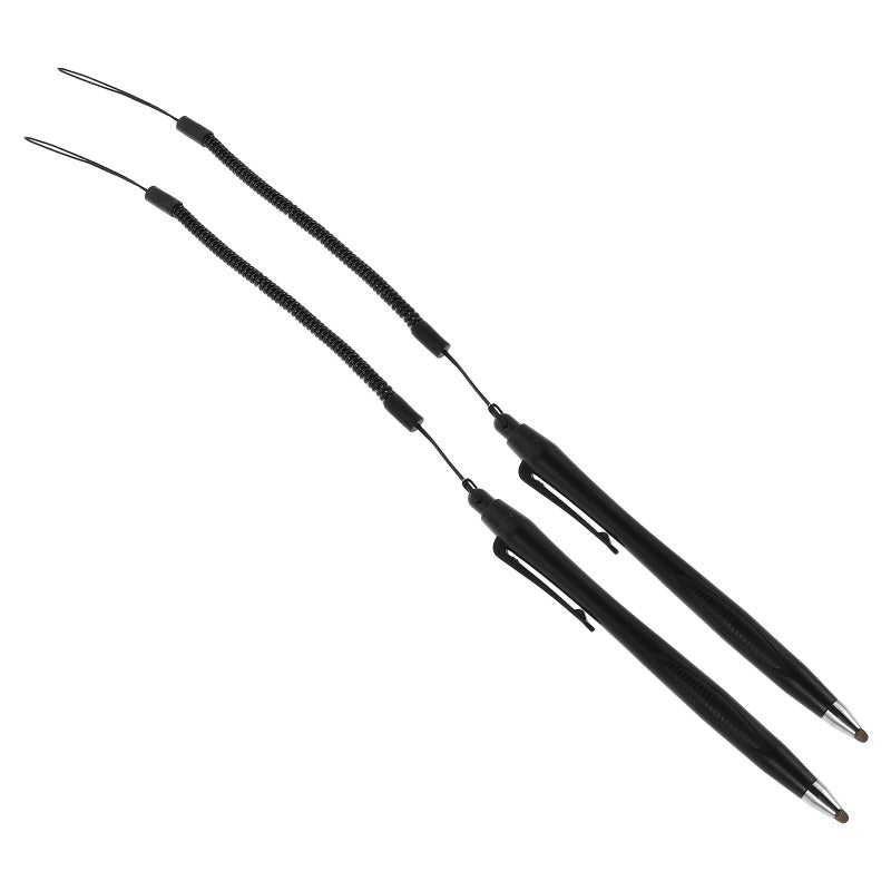 2pcs Capacitive Stylus Pen: Sensitive Tip And Spring Lanyard - High Precision Pen For Drawing Note-Taking And Sketching - Compatible With Samsung - Image 3