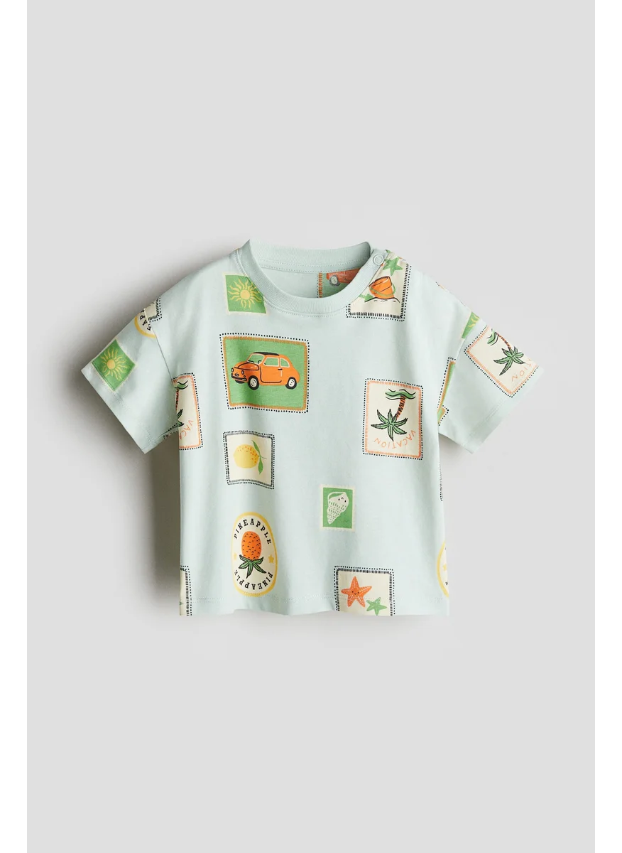 اتش اند ام Printed Cotton T-Shirt