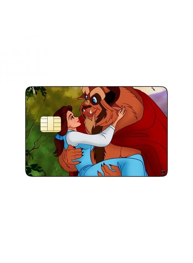 RKN PRINTED BANK CARD STICKER Animation The Beauty And The Beast By Disney - Image 2