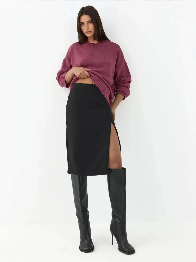 HICCUP Crew Neck Cozy Sweater