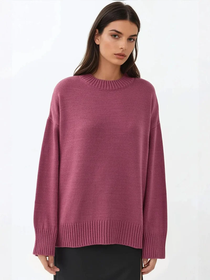 HICCUP Crew Neck Cozy Sweater