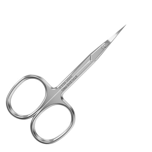 Staleks Pro EXPERT 11 Cuticle Scissors Type 1 – Left-Handed – Narrow Blades – Stainless Steel – Ergonomic Manicure Scissors - Image 1