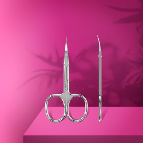 Staleks Pro EXPERT 11 Cuticle Scissors Type 1 – Left-Handed – Narrow Blades – Stainless Steel – Ergonomic Manicure Scissors - Image 2