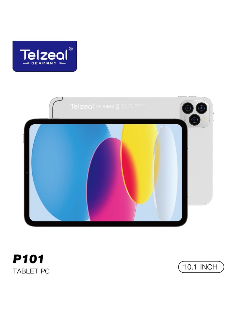 Telzeal Telzeal P101 ,10.1 Inch Android 13 Tablet with 5G WiFi and Dual SIM 8GB RAM 512GB ROM 8000 mAh High Capacity Battery Wireless Keyboard and Mouse Black  - Image 2