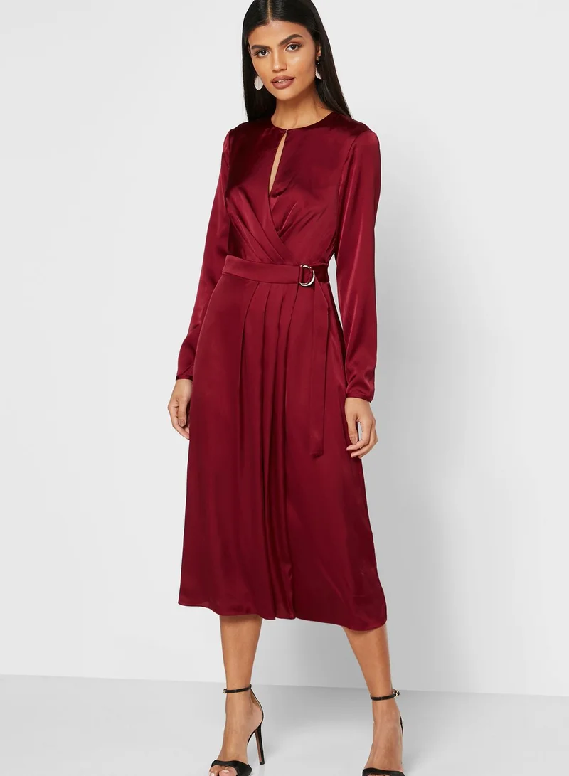 Ted Baker Neenha Front Keyhole Wrap Dress